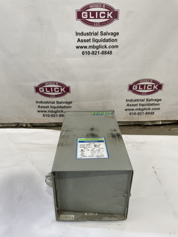 SOLA Hevi-Duty HS1F1.5AS 1.5KVA Transformer 240/480V 120/240V 60Hz 1PH