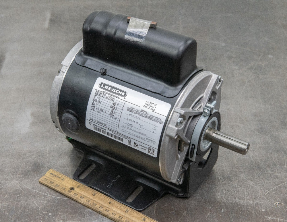 Leeson 103460.00 Electric Motor 1/2 HP 1625 Rpm 1PH 115 V 56 Fr Instant Reverse