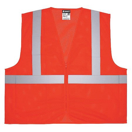 Mcr Safety V2cl2mozx3 High Visibility Vest,3Xl Size,Unisex