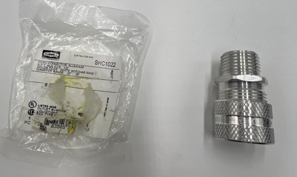 Hubbell SHC1022 Wiring Device-Kellems Liquid Tight Connector 1/2"