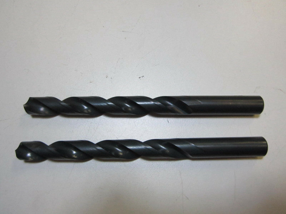 15/32 x 3-31/32" x 5-15/32" Oxide Coated HSS Jobber Length Drill Bits - Lot of 2