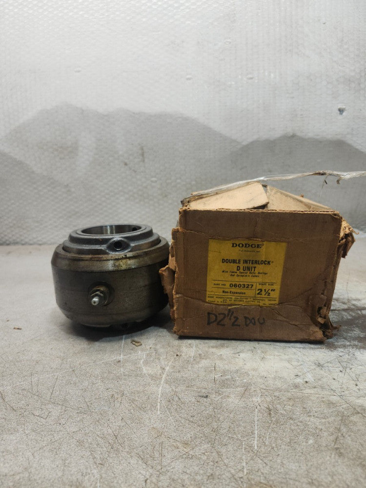 NEW IN BOX DODGE DOUBLE INTERLOCK D UNIT 2-1/2'' 060327