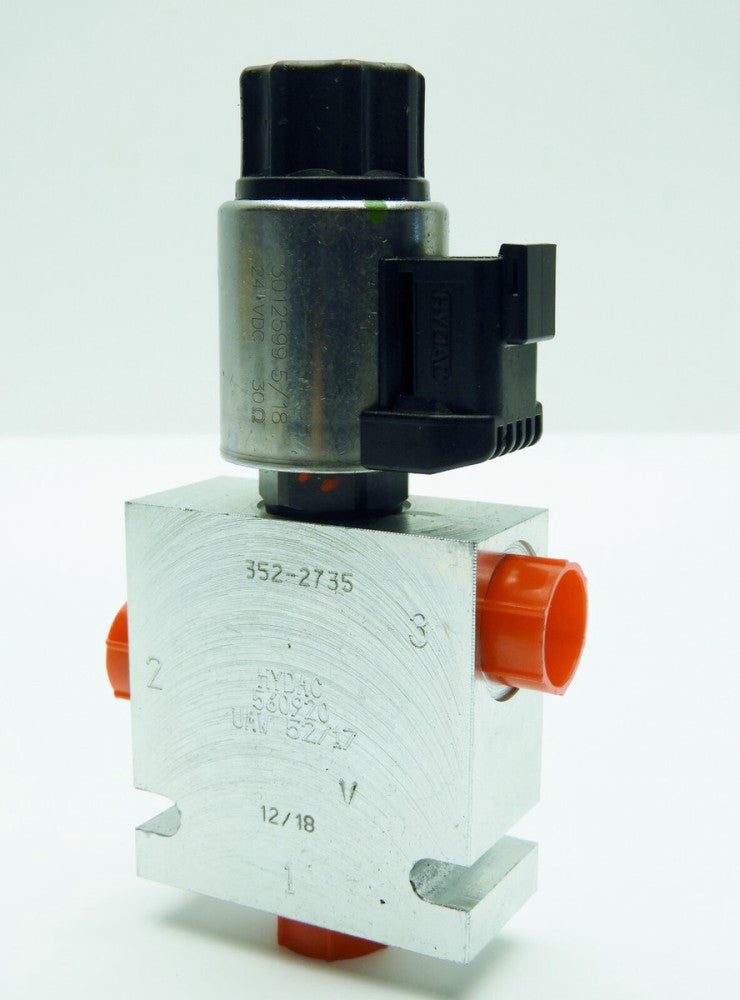 CAT 352-2735 Valve Hydac 560920 Manifold 3012599 24 VDC Solenoid
