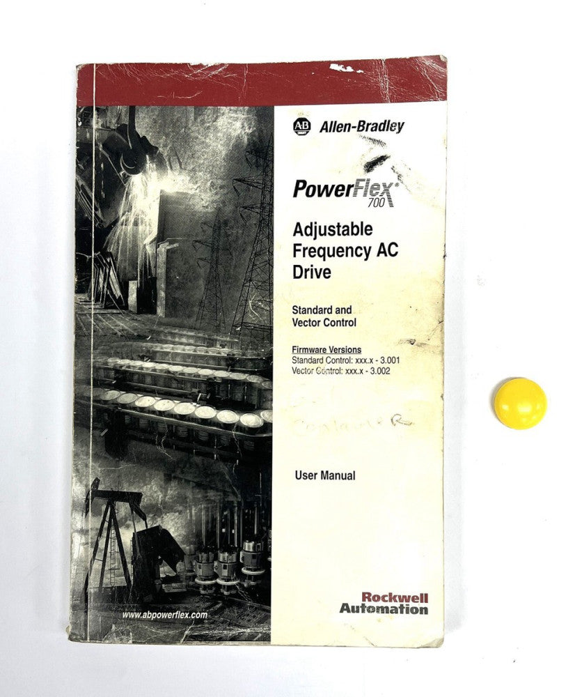 ALLEN BRADLEY 195670P06 POWER FLEX 700 ADJUSTABLE FREQUENCY AC DRIVE USER MANUAL