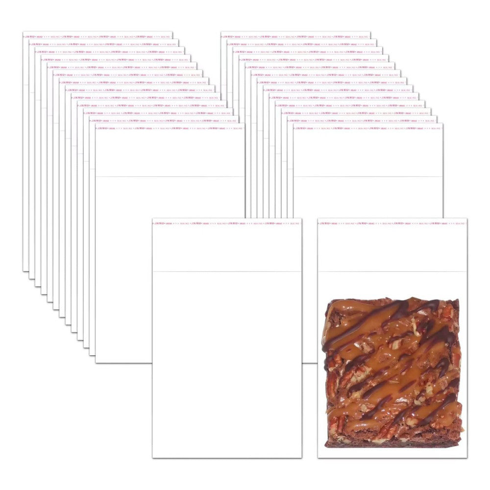500 Pcs Small Clear Cellophane Sealable Bags 4 x 5 Inches Self Adhesive Plast...