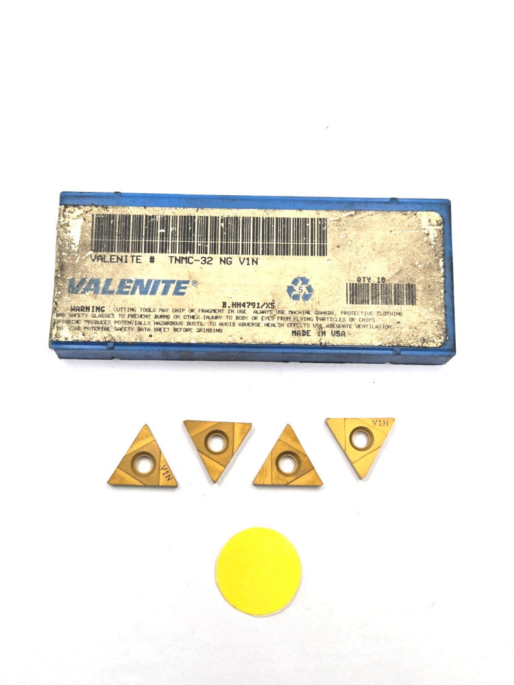 VALENITE*TNMC 32 NG W0.125 GP50 *CARBIDE GROOVING INSERT******LOT OF 4