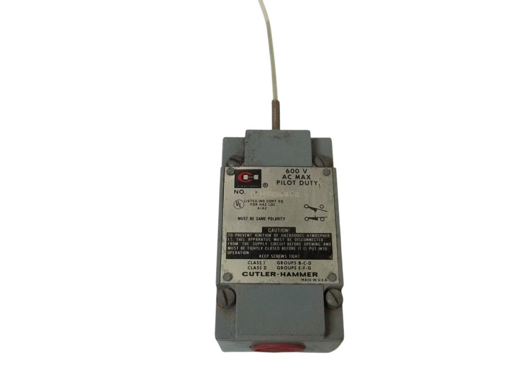 CUTLER HAMMER 10316H1067C LIMIT SWITCH UNMP
