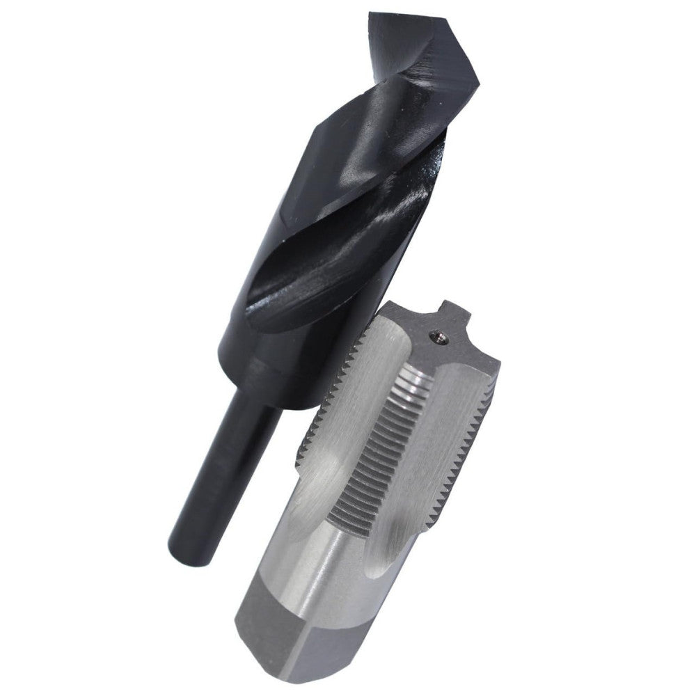 - POU1NPTW/DRILL 1" Carbon Steel NPT Pipe Tap and 1-5/32" High Speed Steel Drill