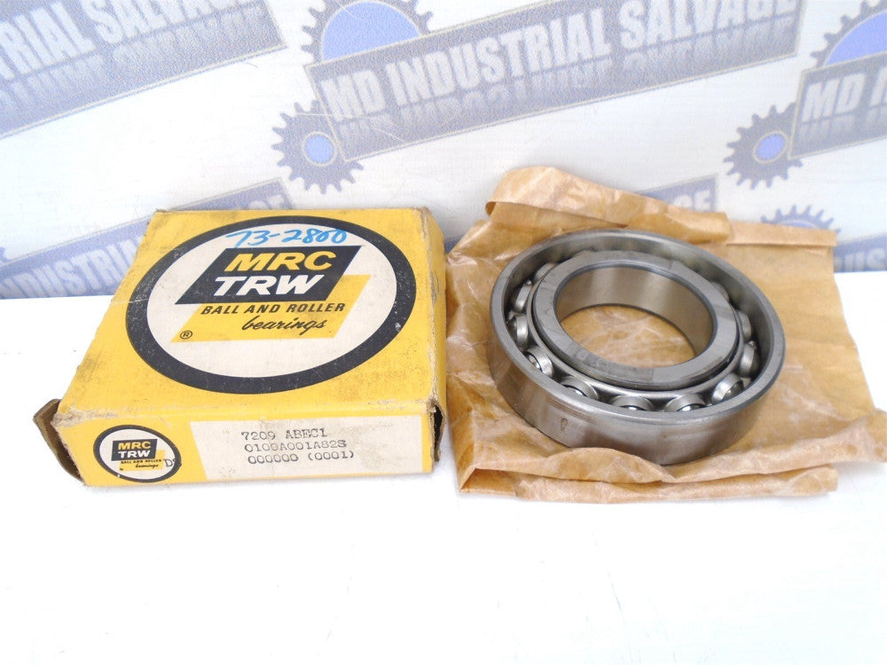 MRC -7209 ABEC1 - ANGULAR CONTACT BEARING Single Row 45x85x19mm 29° (NEW in BOX)