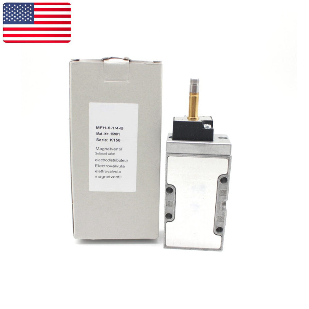 New In Box FESTO MFH-5-1/4-B 15901 Solenoid Pneumatic Valve PLC - US Stock