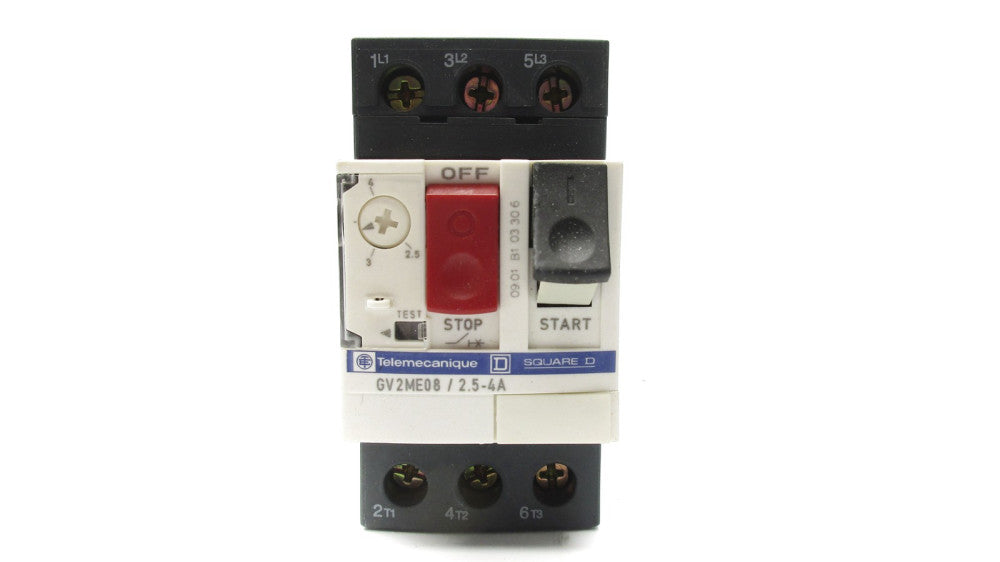 TELEMECANIQUE GV2ME08 690V 2.5-4A NSNP