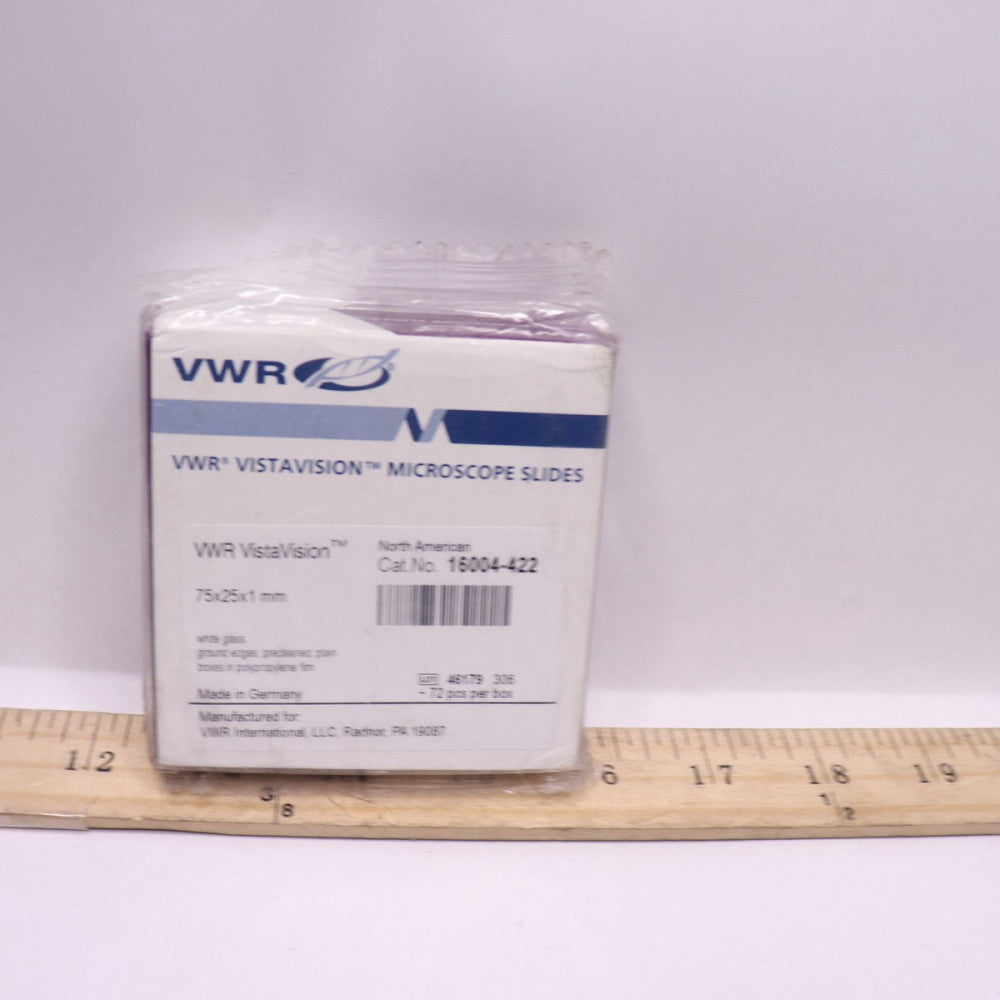 (72-Pk) VWR Microscope Glass Slides 72 x 25 mm 16004-422