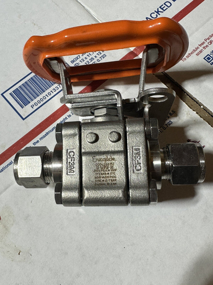New Swagelok SS-S63PS8-JLK  1/2” Steam Ball Valve SS-S63PS8-JLK