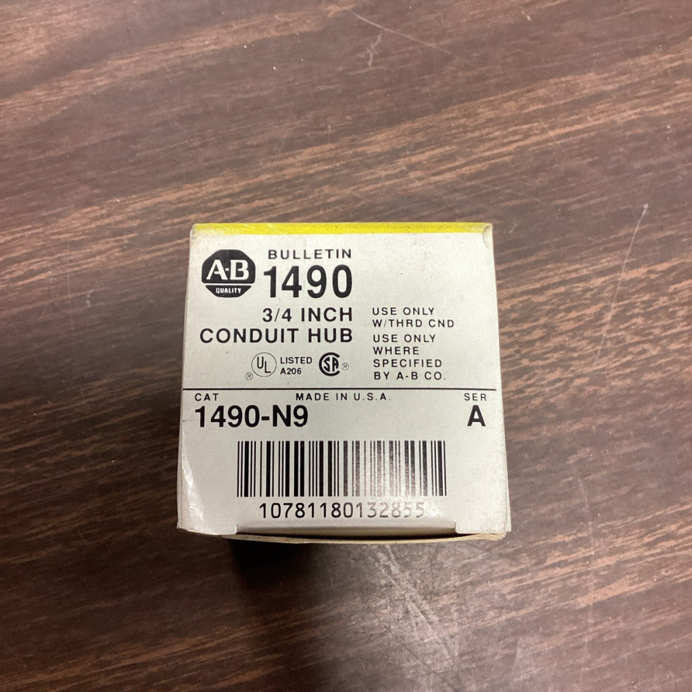 Allen Bradley 1490-N9 Ser A 3/4 Inch Conduit Hub