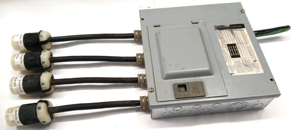 GENERAL ELECTRIC LOAD CENTER TLM612SCUD MOD 1 6CIRC 125 AMP MNLUG INDOOR SURFACE