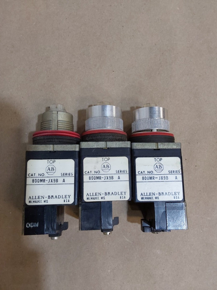 Allen Bradley 800MR-JX9B Switch SER A With 800M-xa Ser B Lot Of 3 