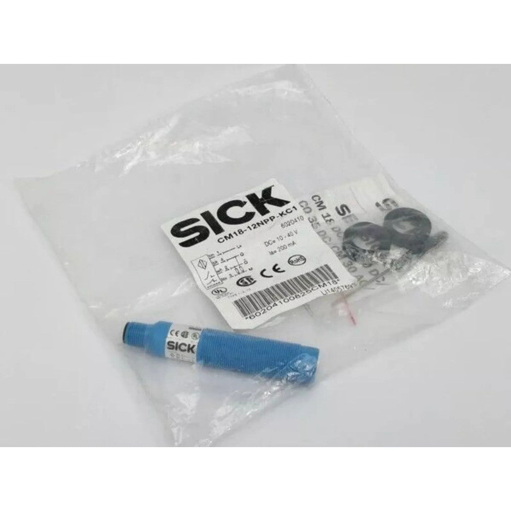 New SICK CM18-12NPP-KC1 CM1812NPPKC1 6020410 CYLINDRICAL THREADED CAPACITIVE