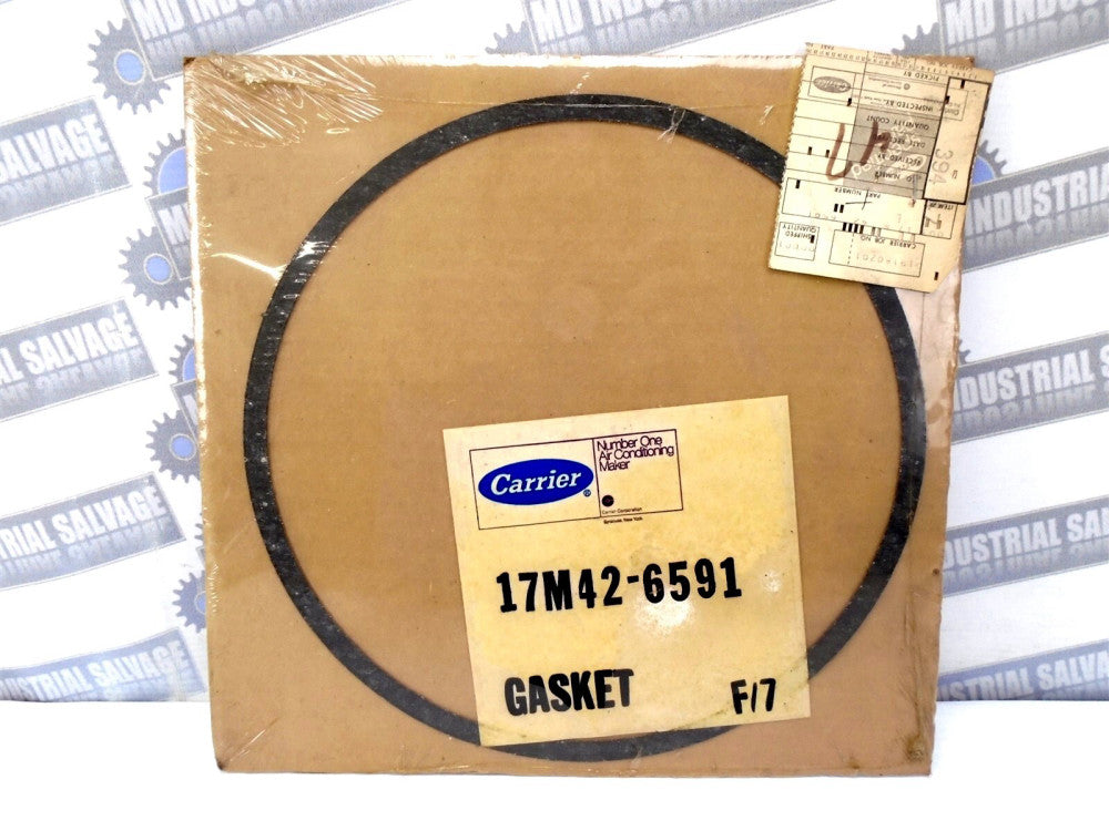 Genuine CARRIER - 17M42-6591 - 17M CENTRIFUGAL CHILLER GASKET - (NEW OLD STOCK)