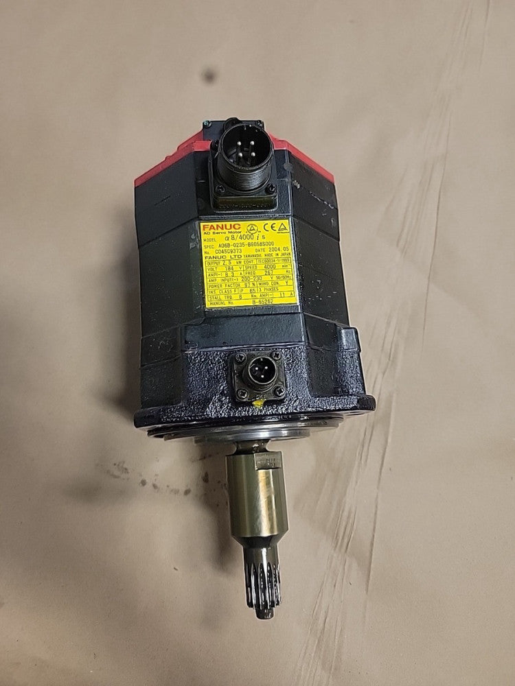 Fanuc A06B-0235-B605#S000 AC Servo Motor / A860-2014-t301