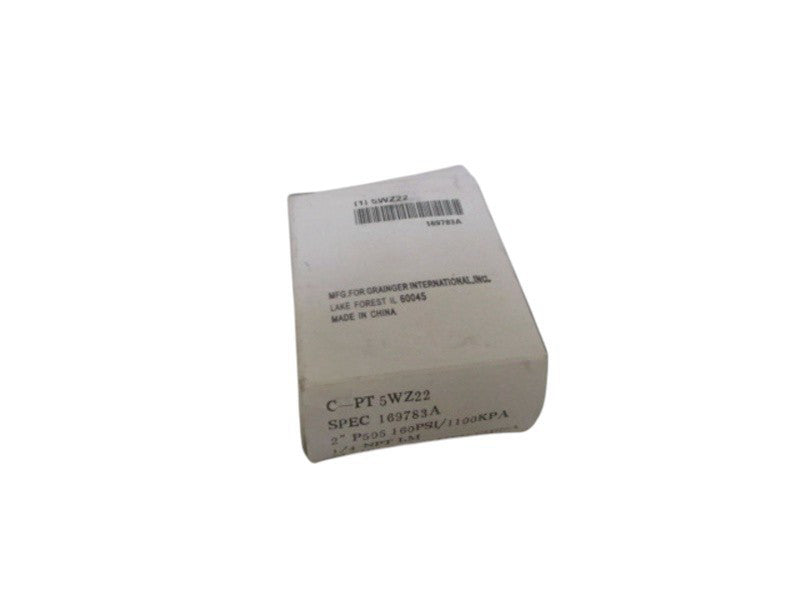 GRAINGER 5WZ22 GAUGE 160PSI 2" NSMP