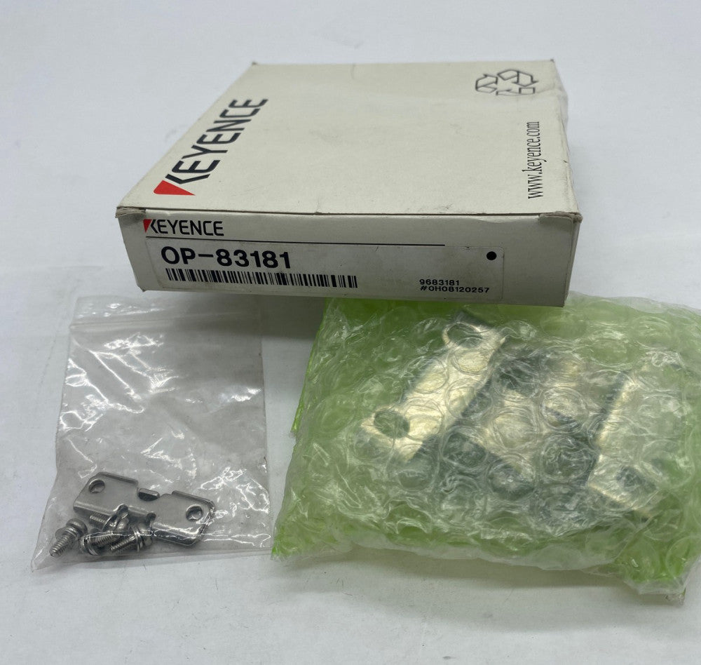 NEW Keyence OP-83181 Deadspace Free Safety Light Curtain Bracket 