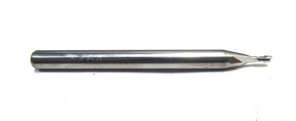 NEW 3/16 x 1/8 x 3/32 x 1-1/2 2-Flute CC SE RH Carbide Square End Mill