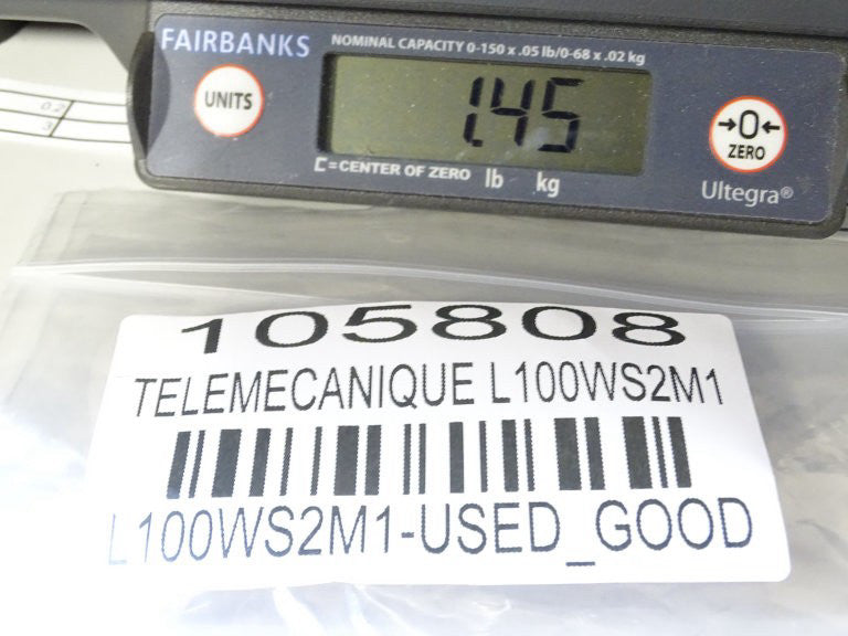 SCHNEIDER ELECTRIC L100WS2M1 SWITCH