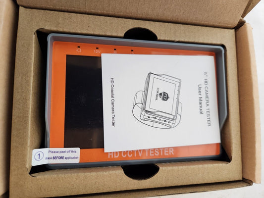 5" LCD HD-TVI+AHD+CVI PTZ CONTROL Camera Video Test Tester 12V-Out NEW