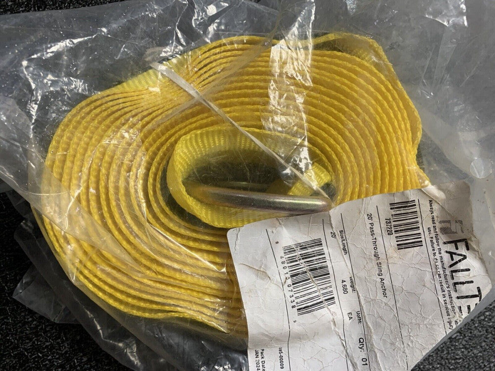 NEW Falltech Fall Protection Pass-Through Sling Anchor 20' 737220 (S1 ...