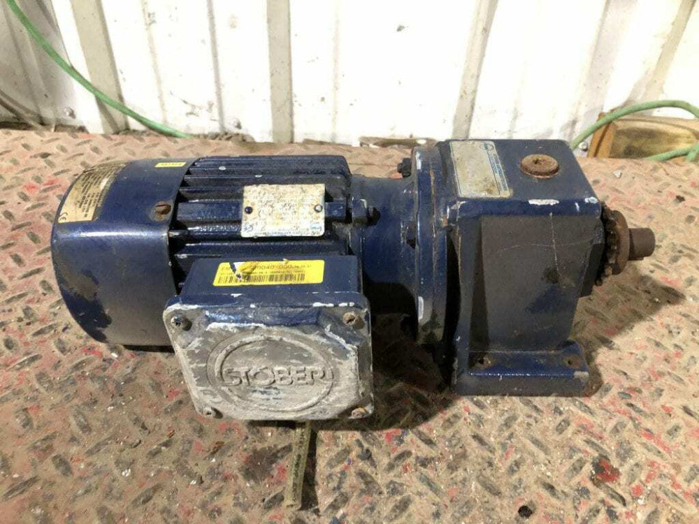 Stöber C002N0500D63M4 0.18kW Gearmotor 5.6/56RPM 220-240/380-420V 3PH