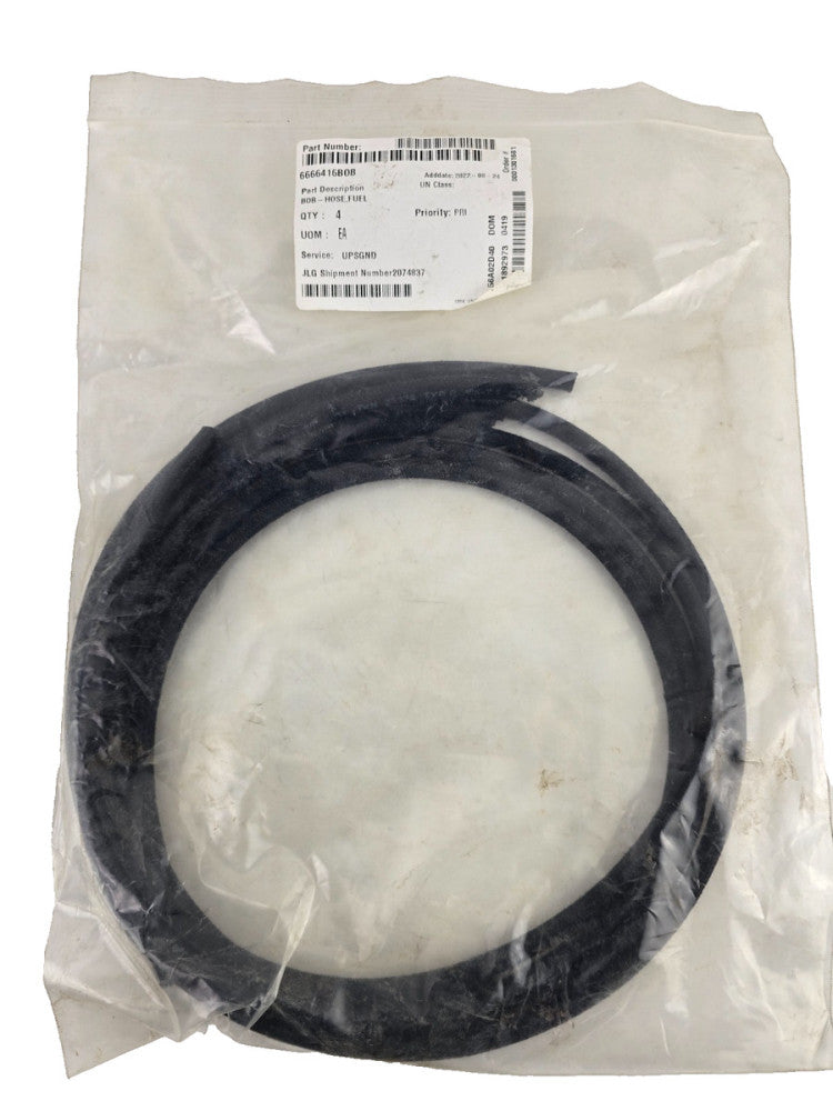 4pc Bobcat JLG Braided Diesel Fuel Ret Hose A220 A300 S220 T200 Skid Steer Deutz