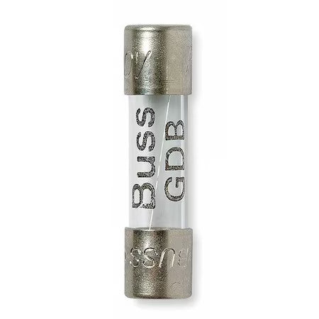 Eaton Bussmann Gdb-200Ma Glass Fuse, 200Ma, 35A At 250V Ac, 5 Pk