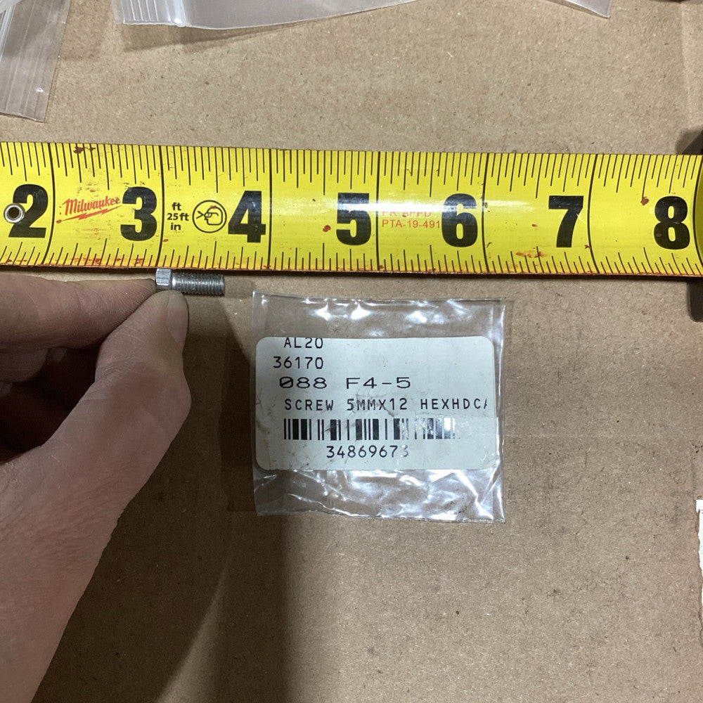 AL20 36170 088 F4-5 Hex Screw Nos Surplus