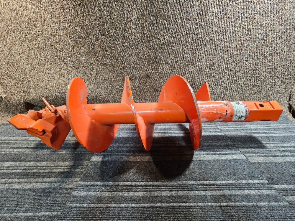 Bobcat 6674959 12" x 42" 4 tap-in teeth Orange Heavy Duty Auger Bit
