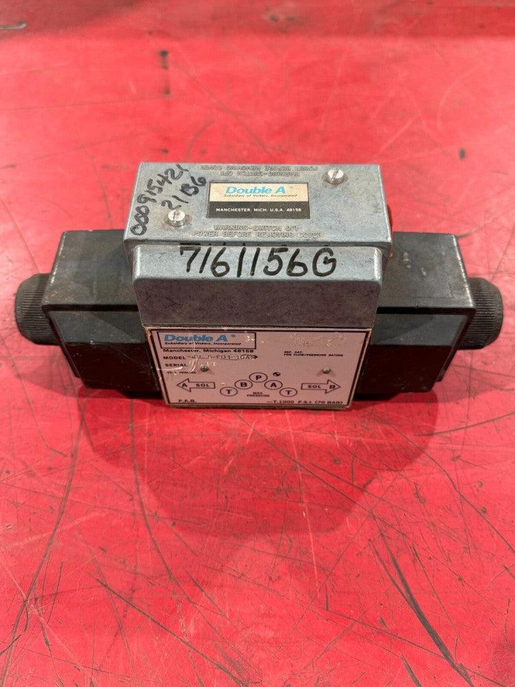 NEW DOUBLE A HYDRAULIC SOLENOID VALVE 0F 5-F01-10A2