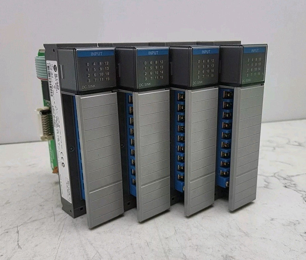 4 Pack Allen Bradley 1746-IB16 SLC 500 Input Module Series C 10-30 Vdc 