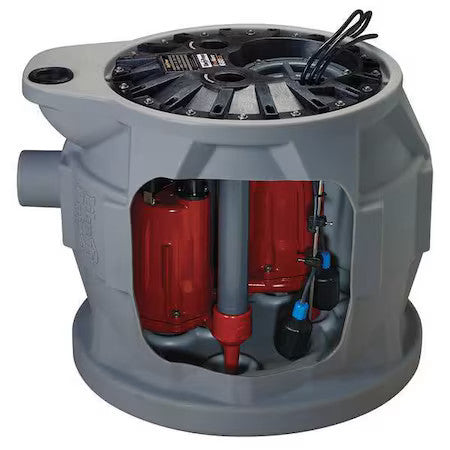 Liberty Pumps P682xprg101 Grinder Pump System,Duplex,115V