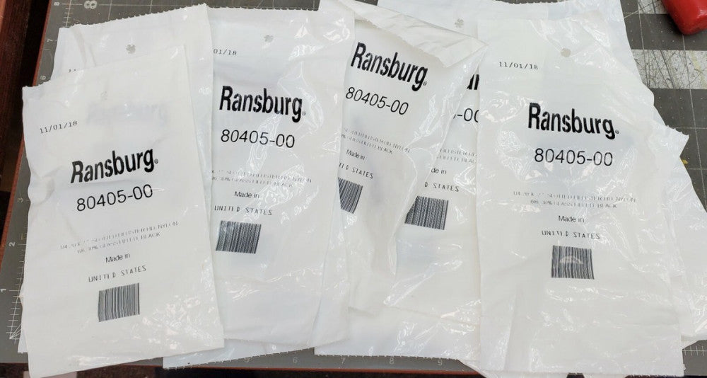 (16) Slotted Glass-filled Nylon Screws ¼”-20x2” 80405-00 Binks Ransburg [OF30]