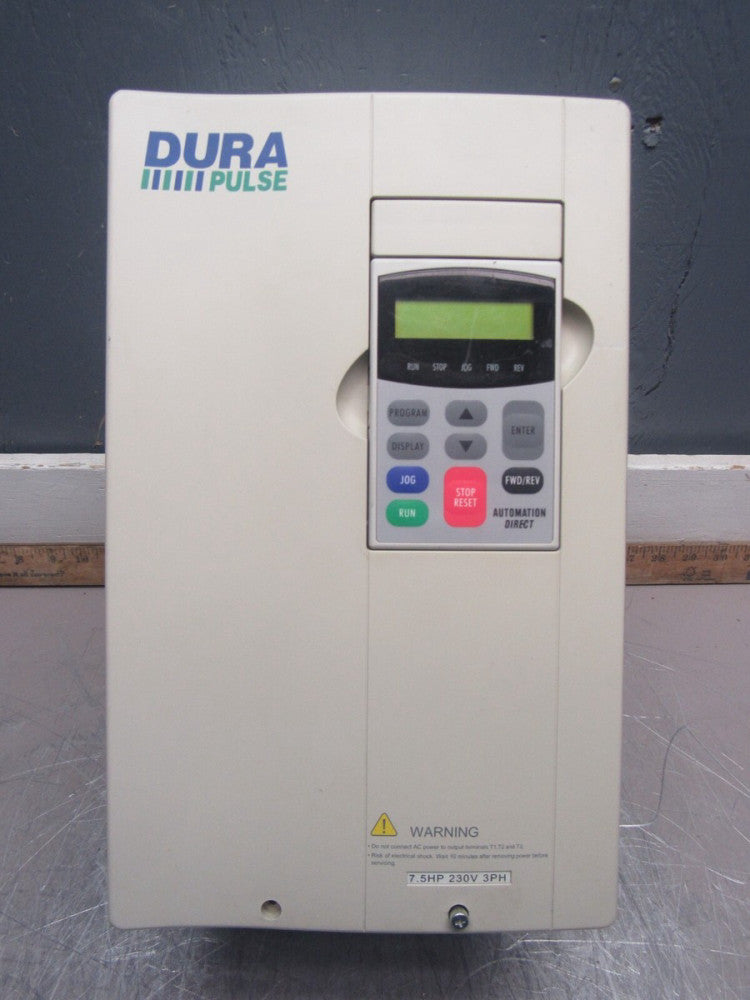 AUTOMATION DIRECT GS3-27P5 7.5HP DURA PULSE AC DRIVE 3PH 230V 25A XLNT TAKEOUT !