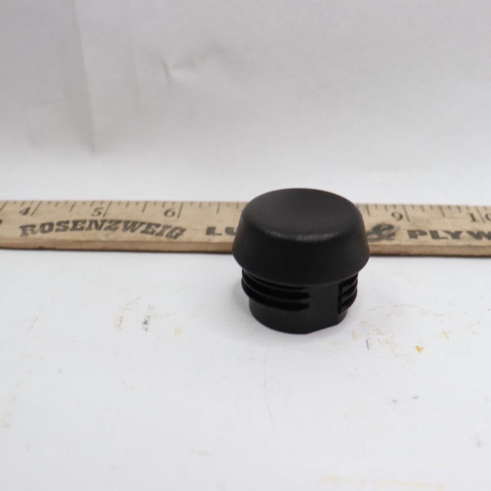 Plug Polyethylene Black 1" x 1-1/8" 31993009