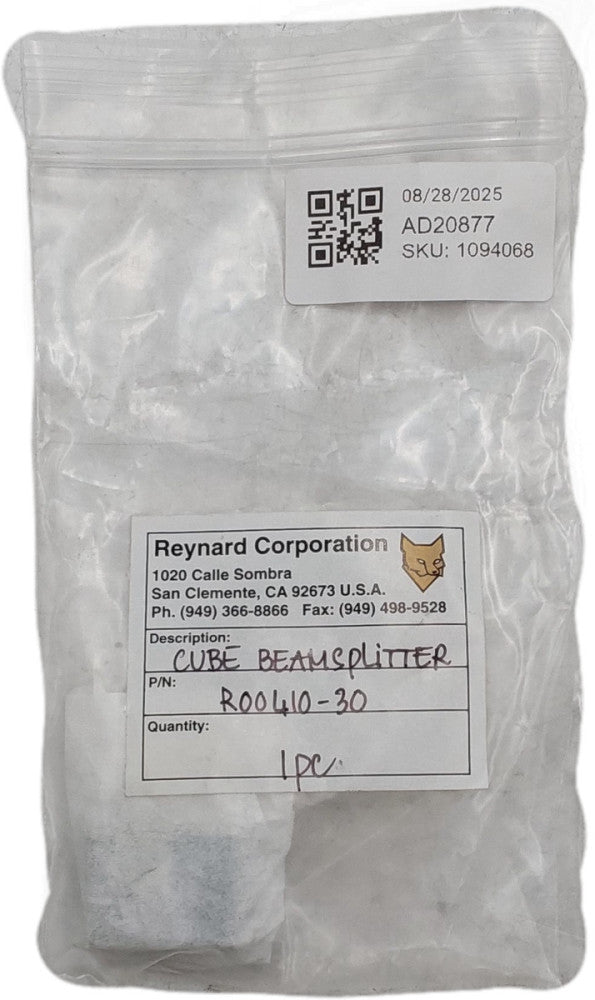 Reynard Cube Beam Splitter R00410-30 