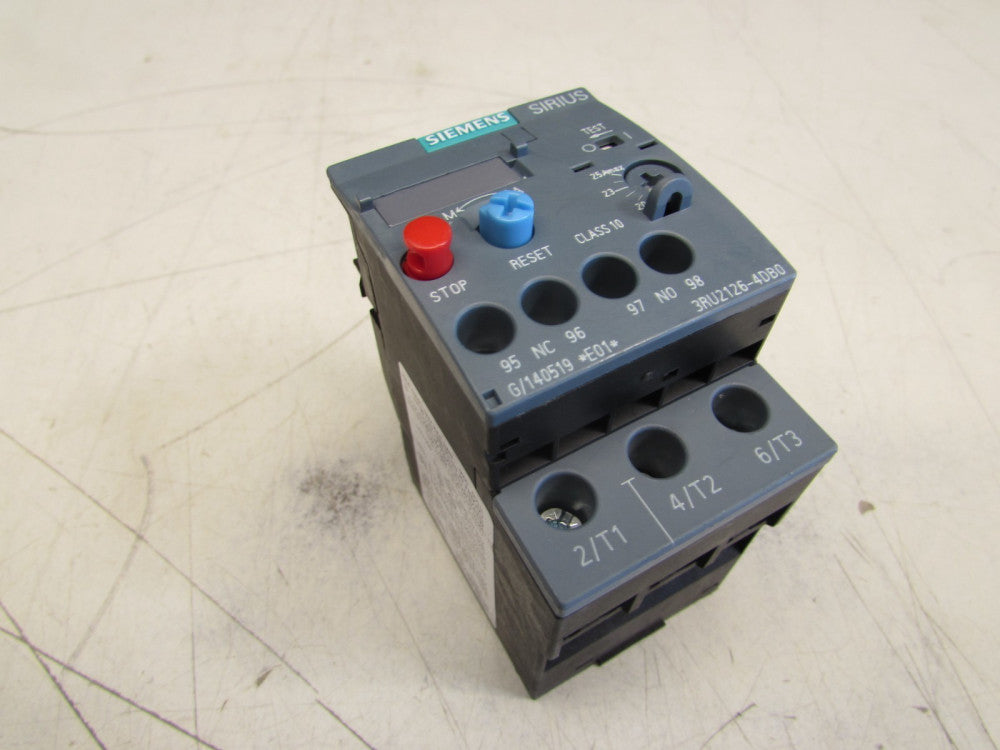 SIEMENS SIRIUS 3RU2126-4DB0 20-25FLA 600V OVERLOAD MODULE NICE USED TAKEOUT 