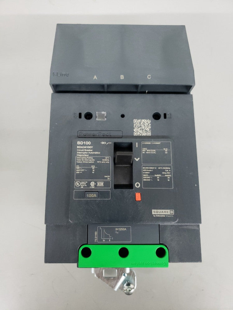 NEW TAKE OUT  Square D Powerpact BDA34100Y