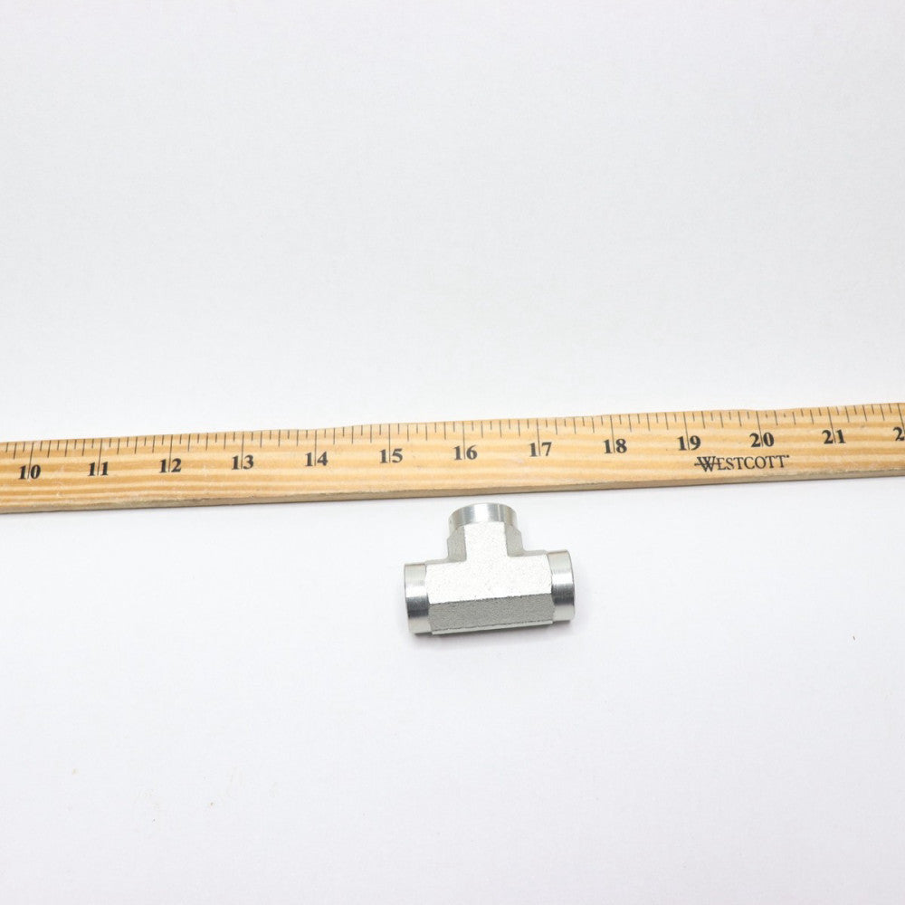 Lawson Products Hydraulic Pipe Tee Carbon Steel 3/8"-18 92220