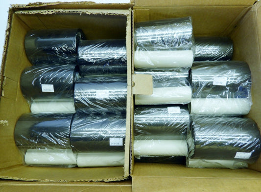 (Lot of 24) 4.33" x 1968 ft. Resin/Wax Printer Ribbon 343-10