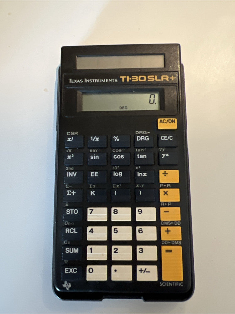 Texas Instruments TI-30 SLR+ Solar Powered Scientific Calculator with Cover