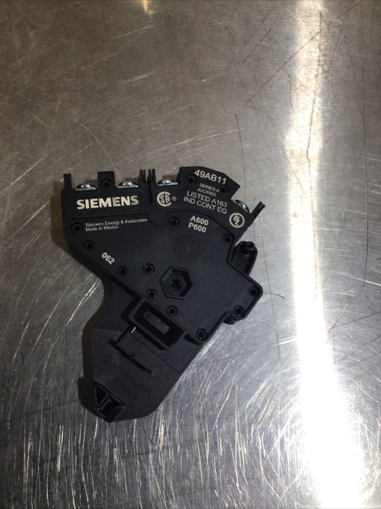 Siemens 49AB11  A600P600 Auxiliary Contact