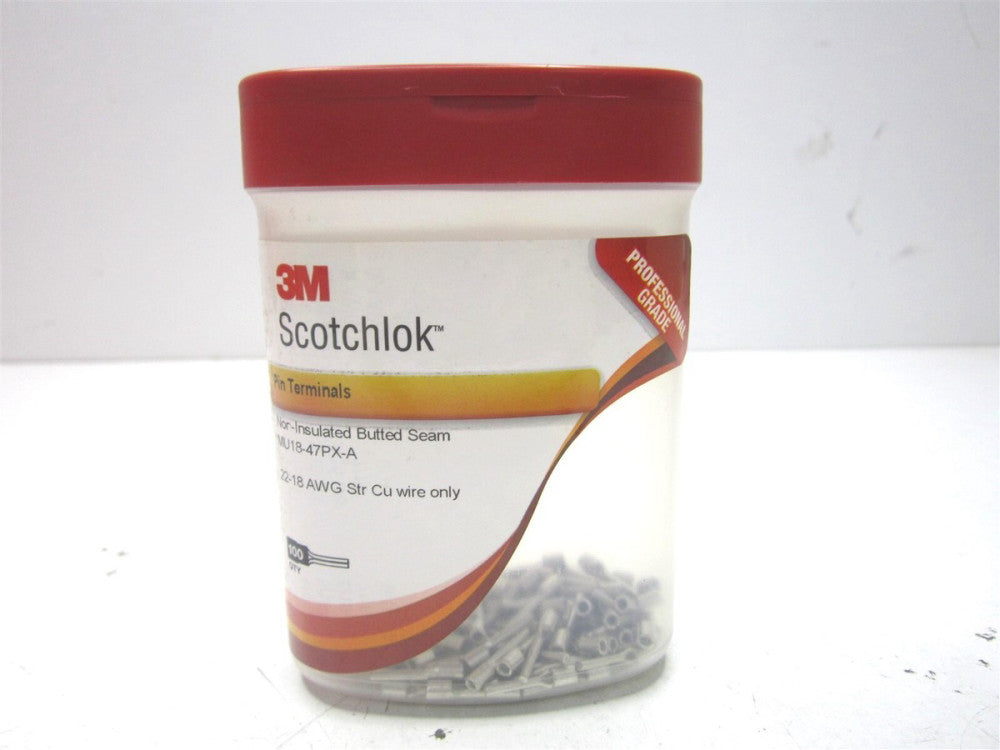 3M (MU18-47PX-A) 347°F Max Temp Bare Pin Terminal - Pack of 100