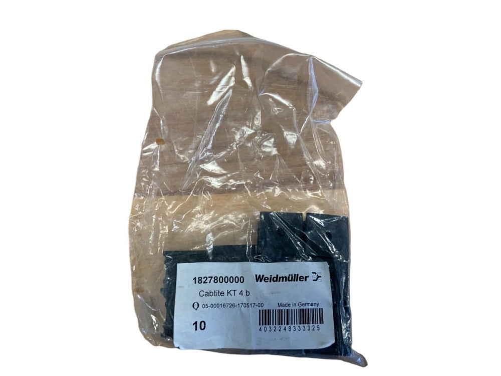 1827800000, WEIDMULLER, Hdc-Kt-4-Black  , Lot of 10