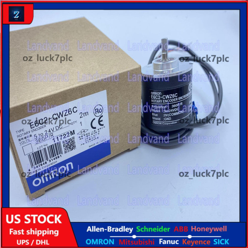 1PCS Omron E6C2-CWZ6C 360P/R E6C2CWZ6C NEW IN BOX Fast Shipping